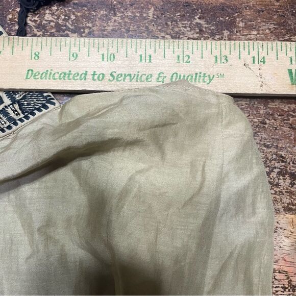 Maria Cher Mariacher Castex Joanne Halter Flowy‎ Maxi Dress Boho Indie Silk M - Picture 11 of 11